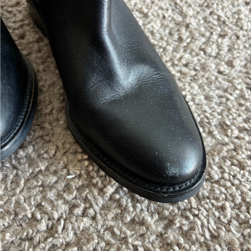 Cole Haan Black Leather Ankle Booties-size 7 1/2 - Picture 9 of 9